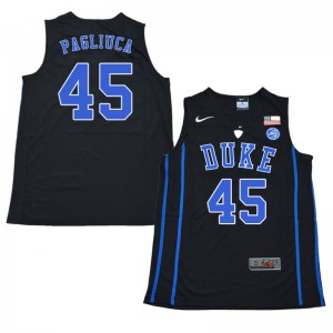 Men's Duke Blue Devils #45 Nick Pagliuca Black Basketball Jersey 464401-965